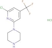 1-[6-Chloro-4-(trifluoromethyl)-2-pyridyl]piperazine hydrochloride