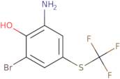 2-Amino-6-bromo-4-[(trifluoromethyl)thio]phenol