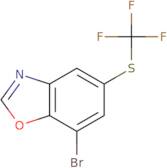 7-Bromo-5-[(trifluoromethyl)thio]-1,3-benzoxazole