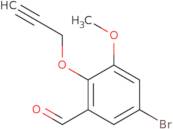 5-Bromo-3-methoxy-2-(prop-2-yn-1-yloxy)benzaldehyde