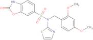 N-(2,4-dimethoxybenzyl)-2-oxo-N-(thiazol-2-yl)-2,3-dihydrobenzo[d]oxazole-6-sulfonamide