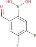 4,5-Difluoro-2-formylphenylboronic acid