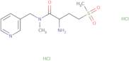 2-Amino-4-methanesulfonyl-N-methyl-N-(pyridin-3-ylmethyl)butanamide dihydrochloride