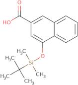 4-[(tert-Butyldimethylsilyl)oxy]naphthalene-2-carboxylic acid