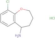 9-Chloro-2,3,4,5-tetrahydro-1-benzoxepin-5-amine hydrochloride