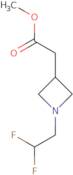 Methyl 2-[1-(2,2-difluoroethyl)azetidin-3-yl]acetate