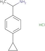 1-(4-Cyclopropylphenyl)ethan-1-amine hydrochloride