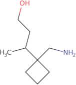 3-[1-(Aminomethyl)cyclobutyl]butan-1-ol