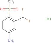 3-(Difluoromethyl)-4-methanesulfonylaniline hydrochloride