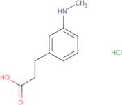 3-[3-(Methylamino)phenyl]propanoic acid hydrochloride