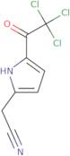 2-[5-(Trichloroacetyl)-1H-pyrrol-2-yl]acetonitrile