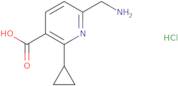 6-(Aminomethyl)-2-cyclopropylpyridine-3-carboxylic acid hydrochloride