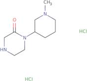 1-(1-Methylpiperidin-3-yl)piperazin-2-one dihydrochloride