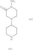 1-Methyl-4-(piperidin-4-yl)piperazin-2-one dihydrochloride