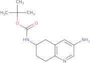 tert-Butyl N-(3-amino-5,6,7,8-tetrahydroquinolin-6-yl)carbamate