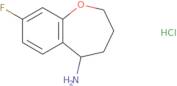 8-Fluoro-2,3,4,5-tetrahydro-1-benzoxepin-5-amine hydrochloride