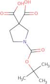 1-[(tert-Butoxy)carbonyl]pyrrolidine-3,3-dicarboxylic acid