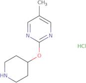 5-Methyl-2-(piperidin-4-yloxy)pyrimidine hydrochloride