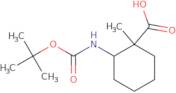 2-{[(tert-Butoxy)carbonyl]amino}-1-methylcyclohexane-1-carboxylic acid