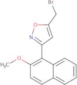 5-(Bromomethyl)-3-(2-methoxynaphthalen-1-yl)-1,2-oxazole