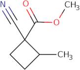 Methyl 1-cyano-2-methylcyclobutane-1-carboxylate