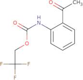 2,2,2-Trifluoroethyl N-(2-acetylphenyl)carbamate