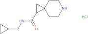 N-(Cyclopropylmethyl)-6-azaspiro[2.5]octane-1-carboxamide hydrochloride