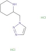 2-[(1H-1,2,3-Triazol-1-yl)methyl]piperidine dihydrochloride