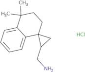 4',4'-Dimethyl-3',4'-dihydro-2'H-spiro[cyclopropane-1,1'-naphthalene]-2-ylmethanamine hydrochloride