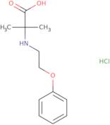 2-Methyl-2-[(2-phenoxyethyl)amino]propanoic acid hydrochloride