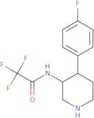 2,2,2-Trifluoro-N-[4-(4-fluorophenyl)piperidin-3-yl]acetamide