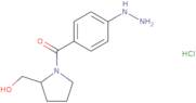 [1-(4-Hydrazinylbenzoyl)pyrrolidin-2-yl]methanol hydrochloride