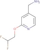 [2-(2,2-Difluoroethoxy)pyridin-4-yl]methanamine