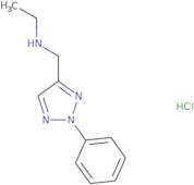 Ethyl[(2-phenyl-2H-1,2,3-triazol-4-yl)methyl]amine hydrochloride