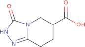 3-Oxo-2H,3H,5H,6H,7H,8H-[1,2,4]triazolo[4,3-a]pyridine-6-carboxylic acid
