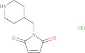 1-(Piperidin-4-ylmethyl)-2,5-dihydro-1H-pyrrole-2,5-dione hydrochloride