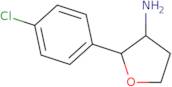 2-(4-Chlorophenyl)oxolan-3-amine