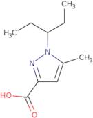 5-Methyl-1-(pentan-3-yl)-1H-pyrazole-3-carboxylic acid