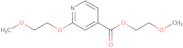 2-Methoxyethyl 2-(2-methoxyethoxy)pyridine-4-carboxylate