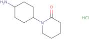 1-(4-Aminocyclohexyl)piperidin-2-one hydrochloride