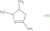 1,5-Dimethyl-4,5-dihydro-1H-pyrazol-3-amine hydrochloride