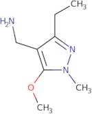 (3-Ethyl-5-methoxy-1-methyl-1H-pyrazol-4-yl)methanamine