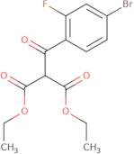 1,3-Diethyl 2-(4-bromo-2-fluorobenzoyl)propanedioate