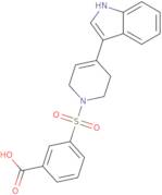 3-{[4-(1H-Indol-3-yl)-1,2,3,6-tetrahydropyridin-1-yl]sulfonyl}benzoic acid