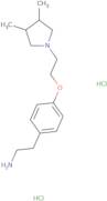 2-{4-[2-(3,4-Dimethylpyrrolidin-1-yl)ethoxy]phenyl}ethan-1-amine dihydrochloride