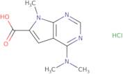 4-(Dimethylamino)-7-methyl-7H-pyrrolo[2,3-d]pyrimidine-6-carboxylic acid hydrochloride