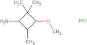 3-Methoxy-2,2,4-trimethylcyclobutan-1-amine hydrochloride