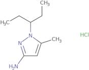 5-Methyl-1-(pentan-3-yl)-1H-pyrazol-3-amine hydrochloride