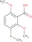 2,6-Dimethoxy-3-(methylsulfanyl)benzoic acid