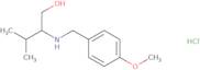 2-{[(4-Methoxyphenyl)methyl]amino}-3-methylbutan-1-ol hydrochloride